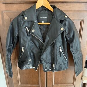 Urban Republic Kids Black Moto Jacket